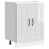 vidaXL Mobile base lavello Kalmar Bianco Lucido 60x46x81,5 cm