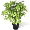 vidaXL Ficus Nano Artificiale con Vaso 60 cm