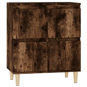 vidaXL Credenza Rovere Fumo 60x35x70 cm in Legno Multistrato