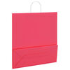 vidaXL Sacchetti di Carta 250 pz con Manici Rosa 45x17x48 cm