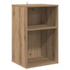vidaXL Mobile porta vinili Rovere Artigianale 38 x 33 x 61 cm