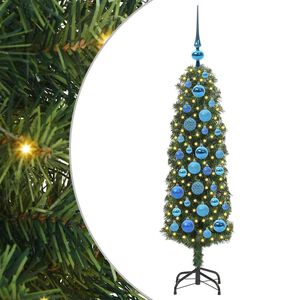 vidaXL Albero di Natale artificiale con 150 LED Verde 120 cm