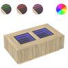vidaXL Tavolino da Salotto con LED Infinity Rovere Sonoma 116x69x40 cm