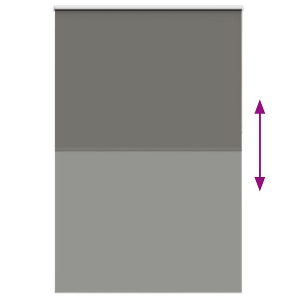 vidaXL Tenda a Rullo Oscurante 160x210 cm Larghezza Tessuto 156,6 cm