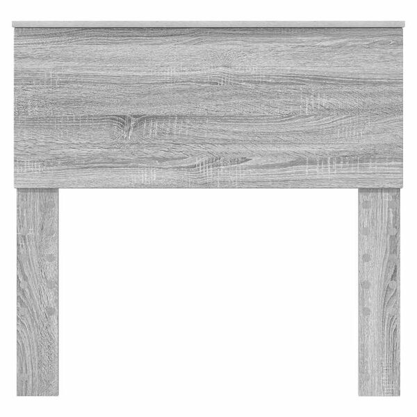 vidaXL Testiera con testiera Grigio Sonoma 75 cm Legno multistrato
