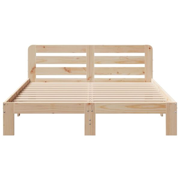 vidaXL Letto senza Materasso 120x200 cm in Legno Massello di Pino