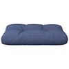 vidaXL Cuscino per Pallet Blu Marino 50x40x12 cm in Tessuto
