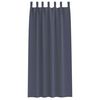 vidaXL Tende Blackout con Anelli 2 pcs Antracite 225 x 140 cm