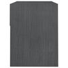 vidaXL Comodini 2 pz Grigi 40x31x40 cm in Legno Massello di Pino