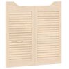 vidaXL Porte Swing 2 pz 80 x 40 cm Legno Massello di Pino Naturale