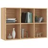 vidaXL Libreria/Credenza Rovere Sonoma 66x30x98 cm Legno Multistrato