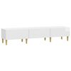 vidaXL Mobile TV Bianco Lucido 147 x 34,5 x 30 cm Legno ingegnerizzato