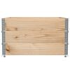 vidaXL Paretali per Pallet 3 pz 100x100 cm in Legno Massello di Pino
