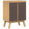 vidaXL Base Cabinet con lo scaffale Olden Marrone 60 x 40 x 80 cm