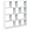 vidaXL Libreria Bianca 132x29x141,5 cm in Legno Multistrato