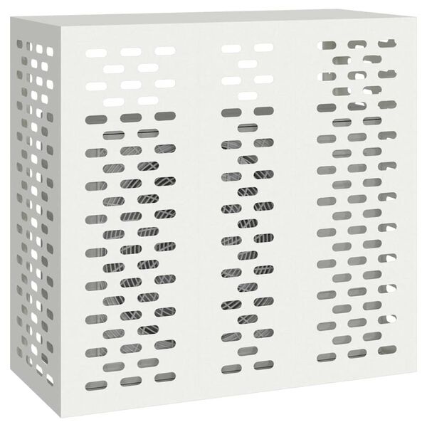 vidaXL Copertura per condizionatore d'aria Bianco 110 x 50 x 105 cm