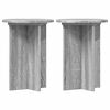 vidaXL Supporto per piante 2 pcs Grigio Sonoma &Oslash;29,5 x 40 cm