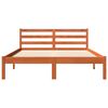vidaXL Letto senza Materasso Marrone Cera 120x190 cm in Legno di Pino