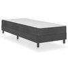 vidaXL Letto a Molle Grigio in Tessuto 100x200 cm