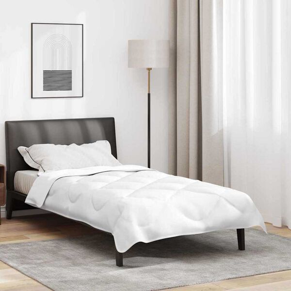 vidaXL Duvet Invernale Bianco 240 x 222 x 5 cm Poliestere