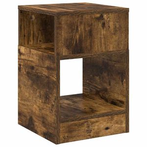 vidaXL Tavolino Rovere fum&eacute; 30,5 x 30 x 45 cm Legno multistrato