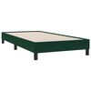 vidaXL Giroletto senza Materasso Verde Scuro 100x210 cm in Velluto