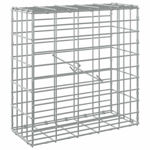 vidaXL Gabione con Filo da 5 mm e Rete da 5x10 cm 50x20x50 cm