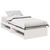 vidaXL Dormeuse senza Materasso Bianca 90x190 cm Legno Massello Pino