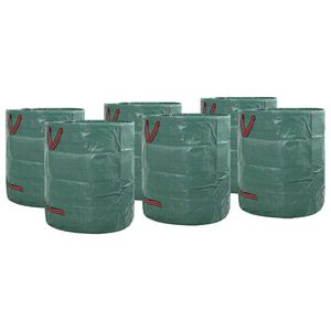 vidaXL Sacchi per Rifiuti da Giardino 12 pcs Verde 45 x 45 x 76 cm