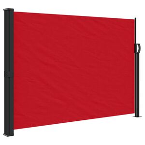 vidaXL Tenda da Sole Laterale Retrattile Rossa 140x600 cm