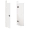 vidaXL Porta da cucina MEPPEL 2 pcs Bianco 50 x 9 x 82 cm