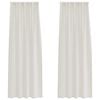 vidaXL Tenda in Velo con tende 2 pcs Crema 225 x 140 cm Poliestere