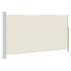 vidaXL Tenda Laterale Retrattile per Patio 170x300 cm Crema