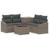 vidaXL Set di divani 6 pz Grigio e Grigio Scuro