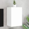 vidaXL Mobile TV a Parete Bianco 40,5x30x60 cm in Legno Multistrato