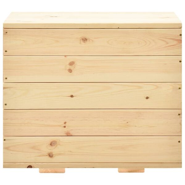 vidaXL Cassapanca 60x54x50,7 cm in Legno Massello di Pino