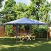 vidaXL Tenda per Feste 4x4 m Blu