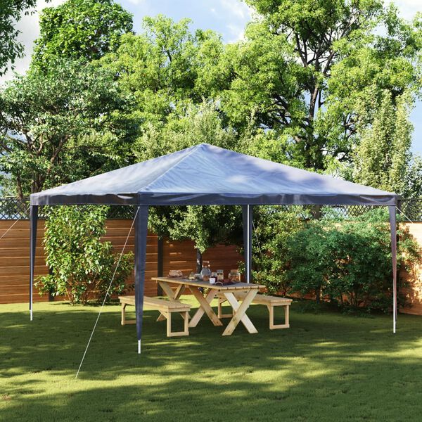 vidaXL Tenda per Feste 4x4 m Blu