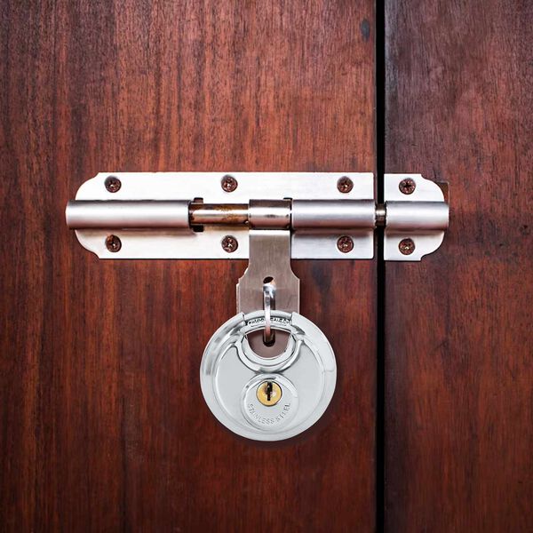 vidaXL Lucchetti Discus con Chiavi Argento Acciaio inossidabile