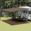 vidaXL Tappeto da Tenda 400x500 cm Marrone