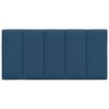 vidaXL Cuscino Testiera Hanko Blu 100 cm in Tessuto