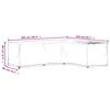 vidaXL Coperture Mobili da Giardino a L 2pz 16 Occhielli 260x210x80cm