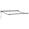 vidaXL Struttura della tenda Regolabile Antracite 3 x 2,5 m Acciaio