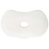 vidaXL Cuscino per Collo Bianco 53 x 35 x 11 cm Schiuma Memory