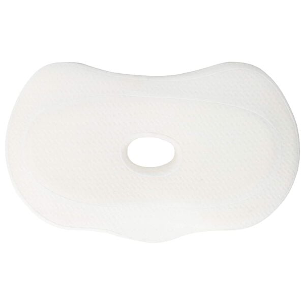 vidaXL Cuscino per Collo Bianco 53 x 35 x 11 cm Schiuma Memory