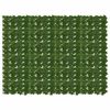 vidaXL Schermo per balcone con foglie Verde 200 x 150 cm
