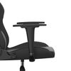 vidaXL Sedia da Gaming Nera in Similpelle