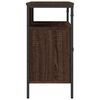 vidaXL Mobile Lavabo Bagno Rovere Marrone 80x30x60cm Legno Multistrato