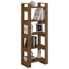 vidaXL Libreria/Divisorio Marrone ambra 60x35x160 cm Legno Massello