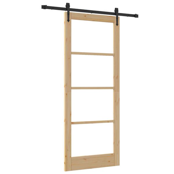 vidaXL Porta scorrevole ORKDAL Naturale 86 x 211 cm